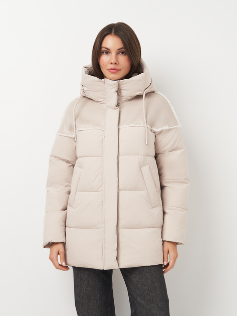 Пуховик зимний женский Lusskiri 192880 XL Бежевый (2200005104477) – в ...