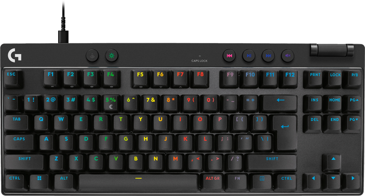Клавиатура проводная Logitech G PRO X TKL RAPID Wired Gaming Linear USB Black (920-013233) - изображение 1