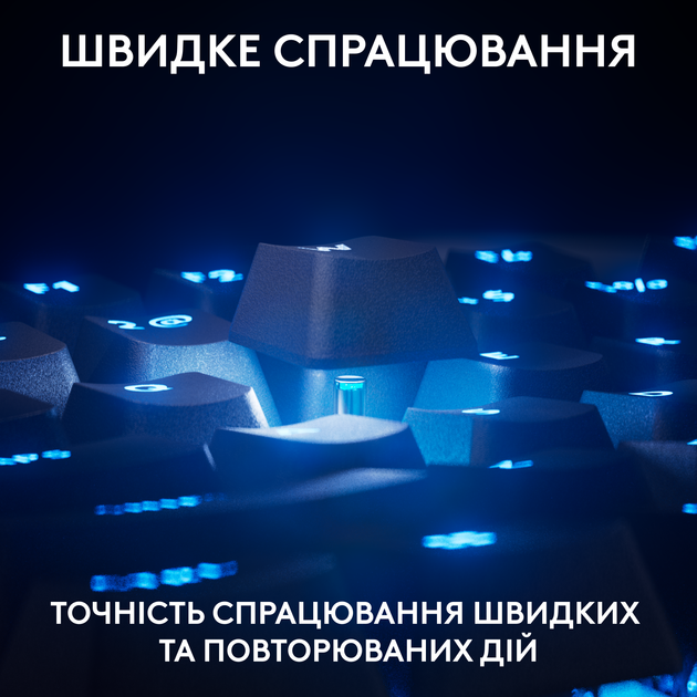 Клавиатура Logitech G PRO X TKL RAPID Black (920-013233) - изображение 3