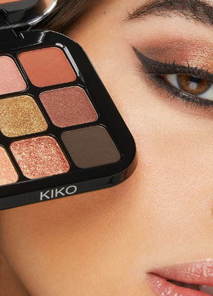 Палетка тіней Kiko Milano Glamour Multi Finish 02 - Фото 2 Палетка тіней Kiko Milano Glamour Multi Finish 02 - зображення 2