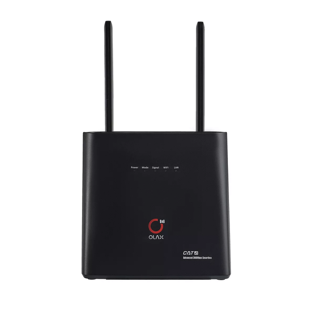 Стаціонарний 4G роутер під сім карту WI-FI 3G/4G LTE OLAX AX9 PRO з акб на 4000 мАч і двома антенами (30010022) - зображення 2
