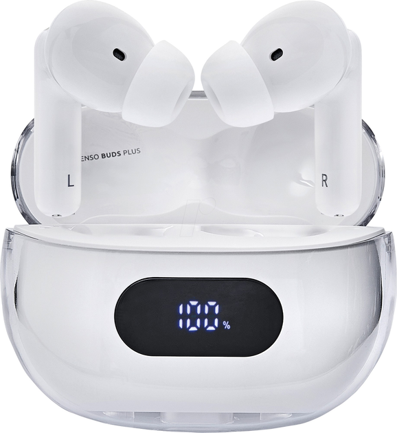 Słuchawki Intenso Buds Plus In-Ear T312AE White (4034303034536) - obraz 1