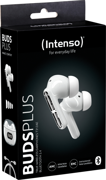 Słuchawki Intenso Buds Plus In-Ear T312AE White (4034303034536) - obraz 9