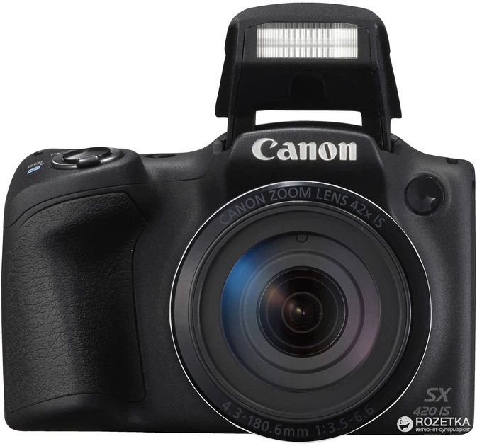 Фотоаппарат Canon PowerShot SX420 IS Black (1068C012AA) купить на