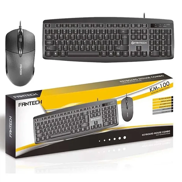 Клавиатура с мышкой FANTECH KM-100 (чeрная) - изображение 10