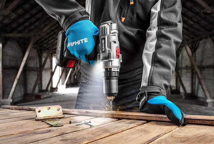Акумуляторний дриль-шурупокрут Graphite Energy+ 18V 58G006-SET2 (5902062503640) - зображення 10