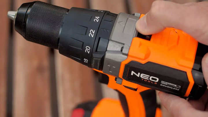 Акумуляторний дриль-шурупокрут NEO Tools Energy+ 100 Nm 04-616 без акумулятора та зарядного пристрою (5907558484595) - зображення 17