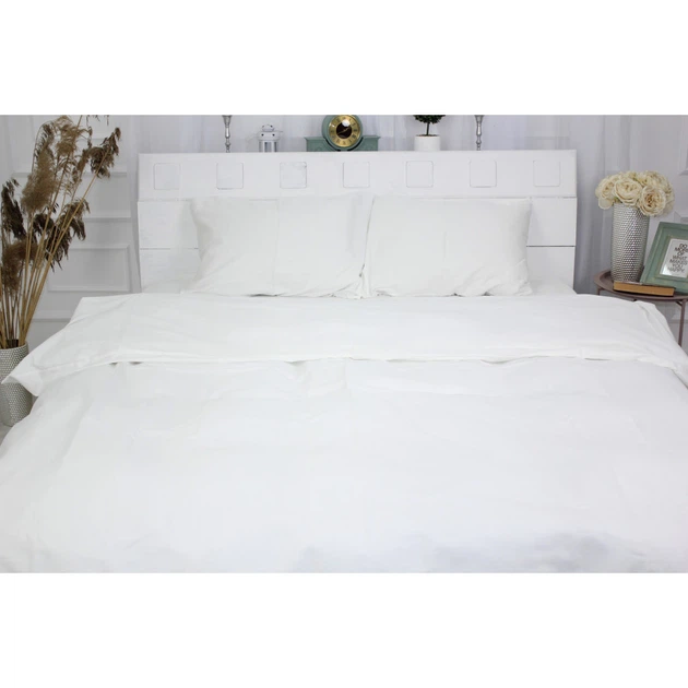 Постільна білизна MirSon Сатин Premium Moko White 0001 160х220 (2200001478985) - зображення 2