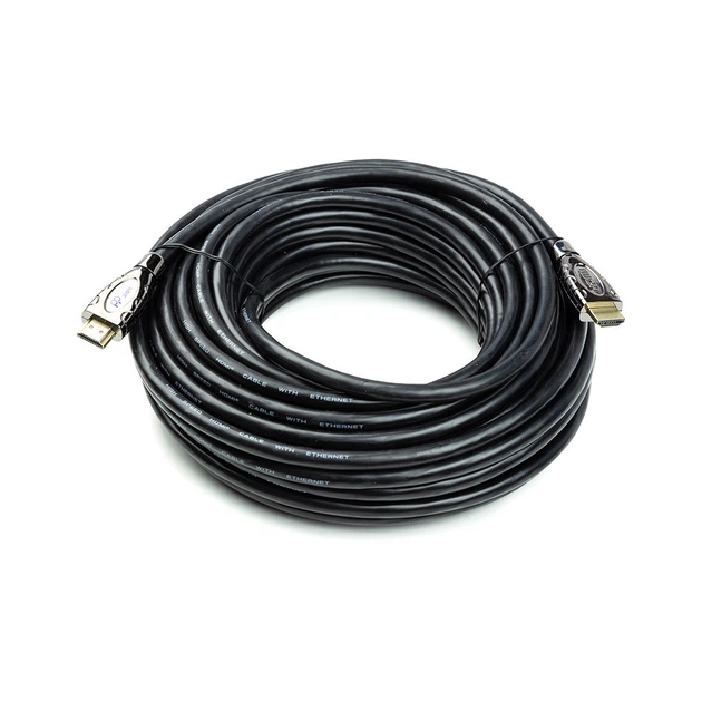 Кабель мультимедійний HDMI to HDMI 20.0m PowerPlant (KD00AS1295) - зображення 2