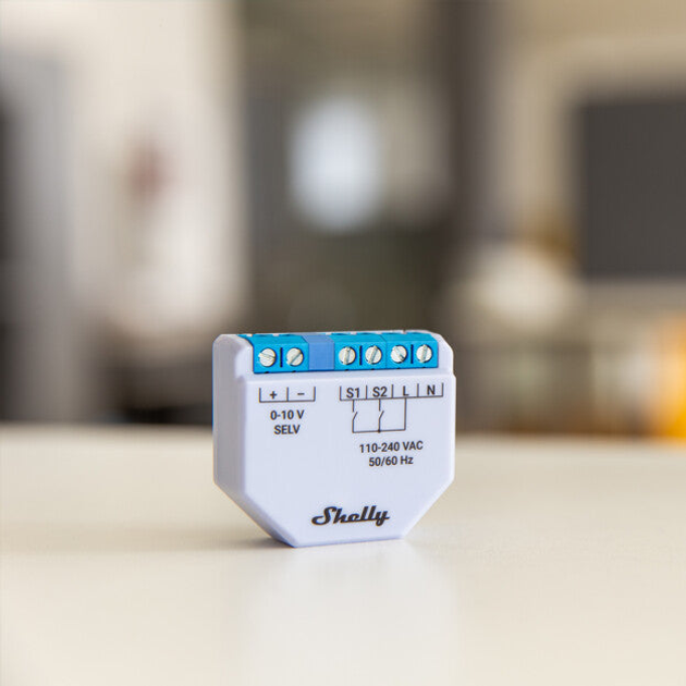 Розумний регулятор освітленості Shelly Plus 0-10V (3800235265703) - зображення 3
