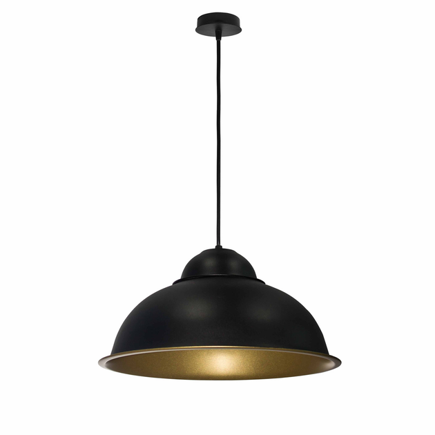 Светильник подвесной в стиле лофт MSK Electric Dome СП 3614 BK+GD - изображение 1