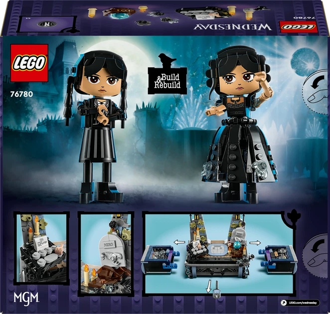 Конструктор LEGO Wednesday Фигурка Венздей Аддамс 702 детали