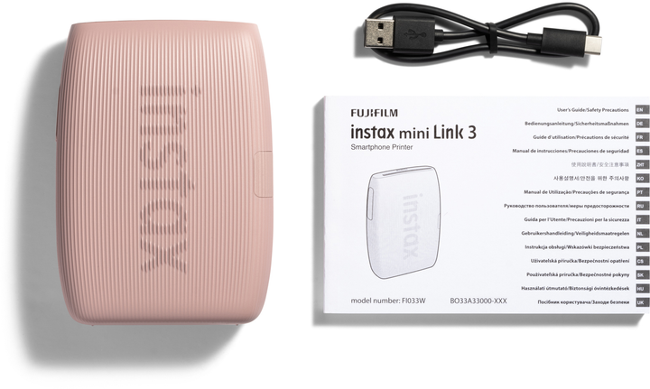 Фотопринтер Fujifilm Instax Mini LINK3 R PINK EX D Pink Rose (16832118) - зображення 13