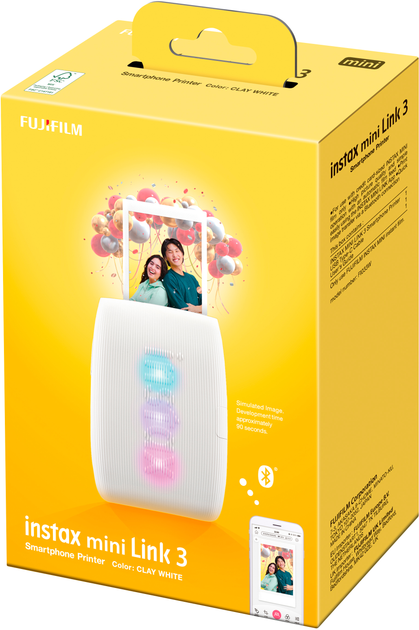 Фотопринтер Fujifilm Instax Mini LINK3 C WHITE EX D White Clay (16832077) - зображення 14