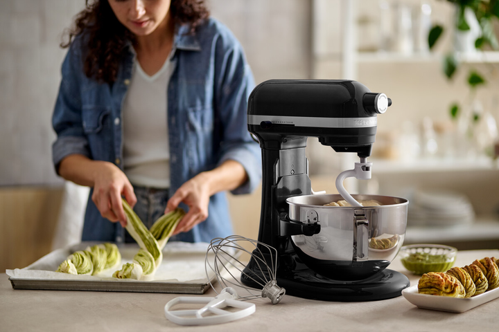 Maszyna kuchenna KitchenAid Heavy Duty 5.2 L 5KSM55SXXEOB ze składanym blokiem Black (5413184802028) - obraz 13