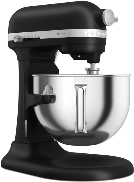 Maszyna kuchenna KitchenAid Artisan 5KSM60SPXEBM 5.6 L z miską do podnoszenia Matte Black (8003437630606) - obraz 2