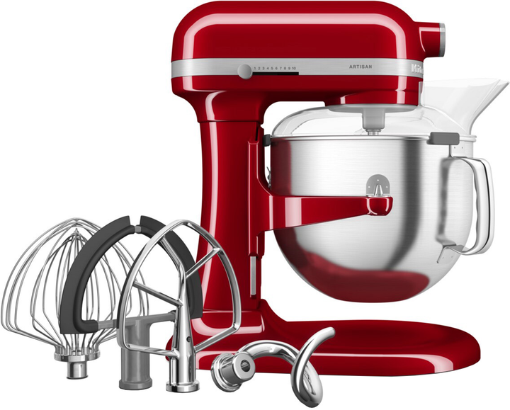 Maszyna kuchenna KitchenAid Artisan 5KSM70SHXEER z miską do podnoszenia Red (8003437630675) - obraz 1