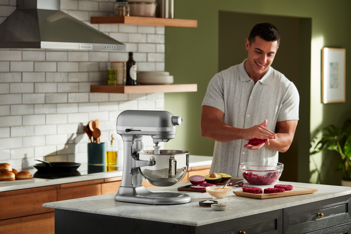 Maszyna kuchenna KitchenAid Heavy Duty 5.2 L 5KSM55SXXECU ze składanym blokiem Silver (5413184802042) - obraz 12