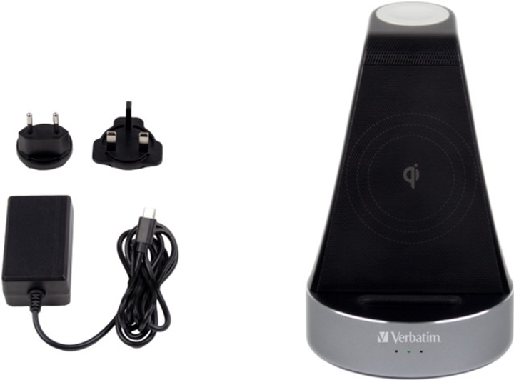 Bezprzewodowa podstawka ładująca Verbatim 2 w 1 do Apple Watch oraz iPhone (23942495550) - obraz 3