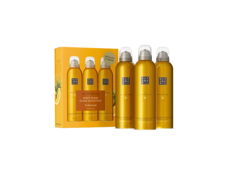 Набор Гель-пены для душа Rituals The Ritual Of Mehr Foaming Shower Gel 600 мл - Фото 2 Набор Гель-пены для душа Rituals The Ritual Of Mehr Foaming Shower Gel 600 мл - изображение 2
