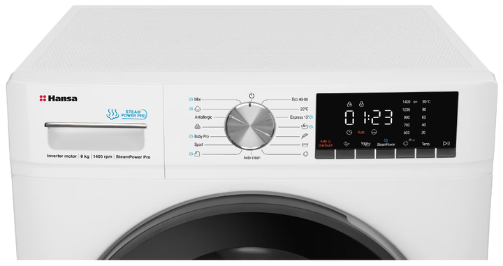 Пральна машина автоматична Hansa WHG814DD1W (7053861) - зображення 3