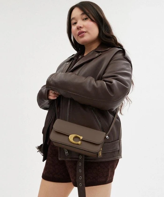 Женская сумка Coach Idol CP120 коричневая – Оригинальные сумки от