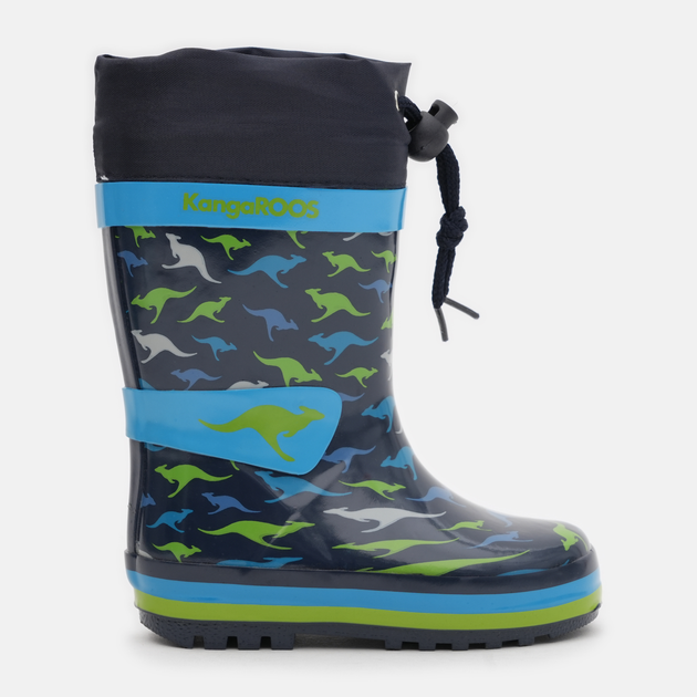 Детские резиновые сапоги для мальчика Kangaroos K-Rain 18244-000-4173 30 Dk Navy/Kangaroo (4066539094503) 