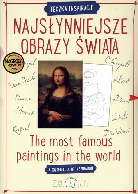 Набір для творчості Zuzu Toys Папка натхнення Найвідоміші картини світу (5902596568337) - зображення 1