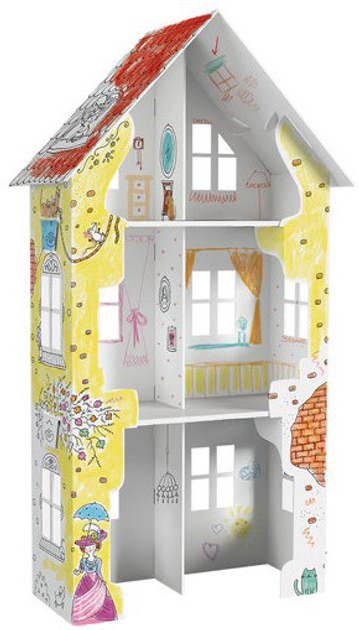 Kolorowanka Monumi Colour and Play No1 XXL Domek 3D (5904292460304) - obraz 3