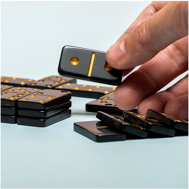 Настільна гра Gentlemen's Hardware Dominoes Double Six (0840214800108) - зображення 3