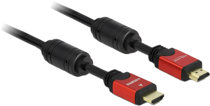 Кабель Delock HDMI-HDMI 4K 30 Гц 5 м Black (4043619843350) - зображення 1