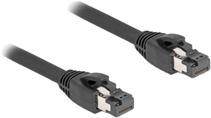 Кабель Delock мережевий RJ45 Cat.8.1 S/FTP до 40 Gbps Black 5 м (4043619802364) - зображення 1