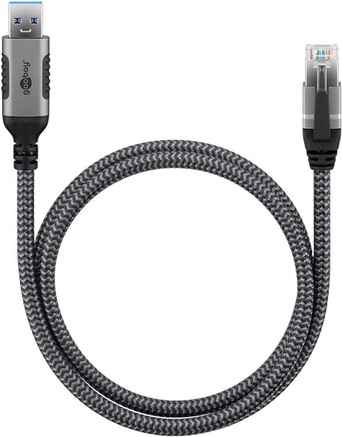 Kabel Goobay USB-A 3.0 do Ethernet RJ45 2 m (4040849704987) - obraz 3