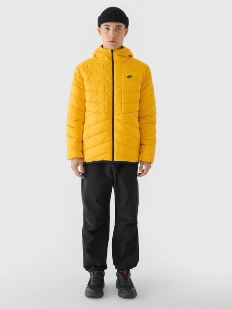 Куртка двостороння демісезонна з капюшоном чоловіча 4F Down Jacket M486 ...