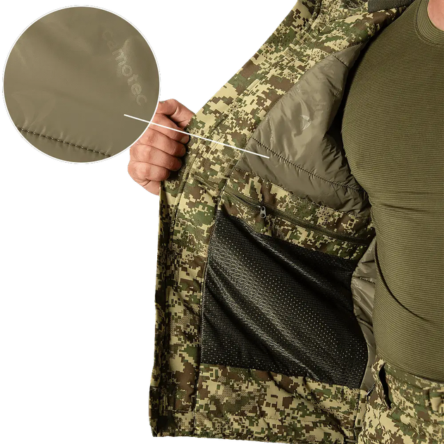 Куртка тактична чоловіча зимова Camotec Defender 7 level Камуфляж S (Kali) - зображення 4