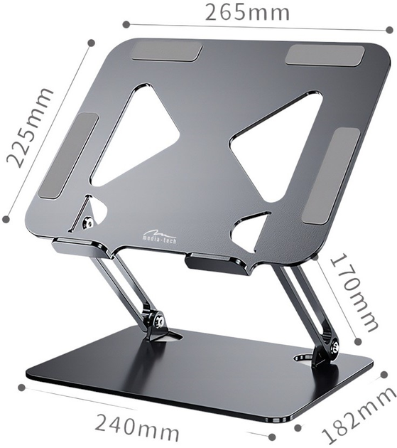 Podstawka pod laptopa Media-Tech MT2661 10 - 17" (5906453126616) - obraz 4