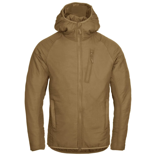 Куртка Helikon-Tex WOLFHOUND Hoodie® - Climashield® Apex 67g, Coyote L/Regular (KU-WLH-NL-11) - изображение 2