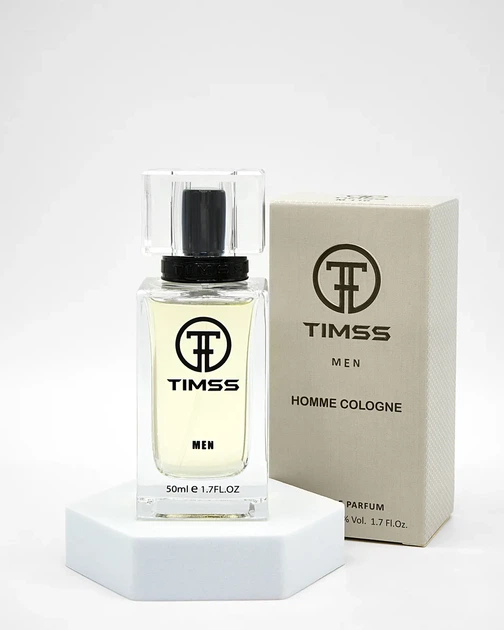 Парфюмированная вода TIMSS для мужчин "HOMME COLOGNE" 50 мл - Фото 1 Парфюмированная вода TIMSS для мужчин "HOMME COLOGNE" 50 мл - изображение 1