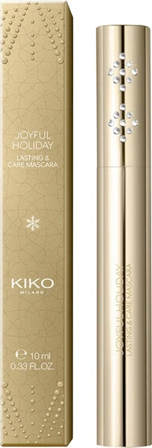 Туш для об'єму вій Kiko Milano Joyful Holiday Lasting Care Mascara Black 10 ml - Фото 1 Туш для об'єму вій Kiko Milano Joyful Holiday Lasting Care Mascara Black 10 ml - зображення 1