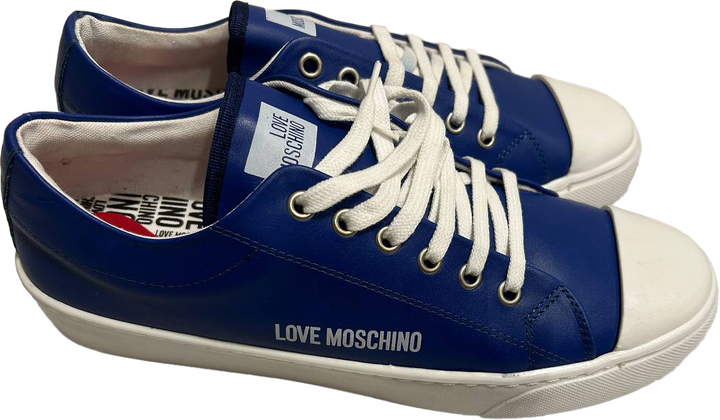 Жіночі кеди низькі Love Moschino JA15473G0EIE-0705 40 Сині (8054400663909) (955555901017945) - Уцінка - зображення 2