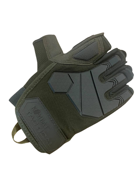 Рукавички тактичні KOMBAT UK Alpha Fingerless Tactical Gloves XL 5060545657607 - изображение 2