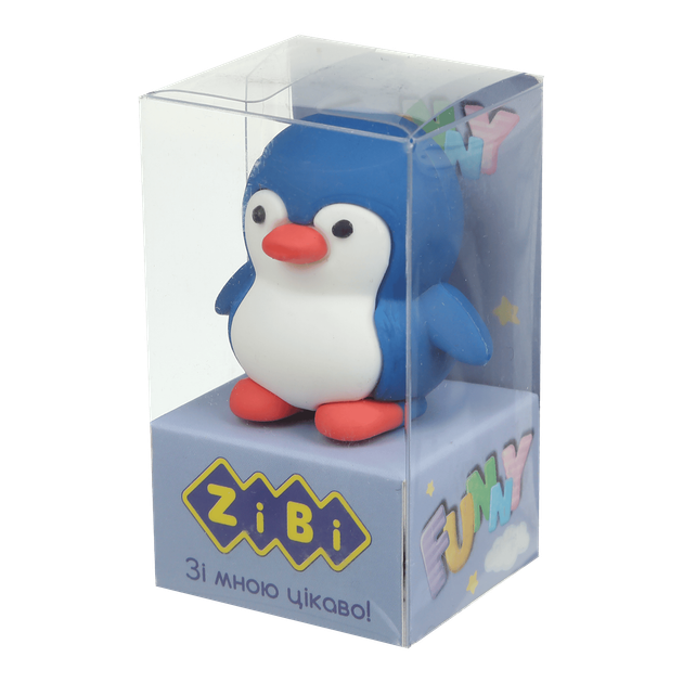 Гумова фігурка ZiBi Penguin 60х35х32 мм 2 шт (ZB.5426.2) - Фото 3 Гумова фігурка ZiBi Penguin 60х35х32 мм 2 шт (ZB.5426.2) - зображення 3