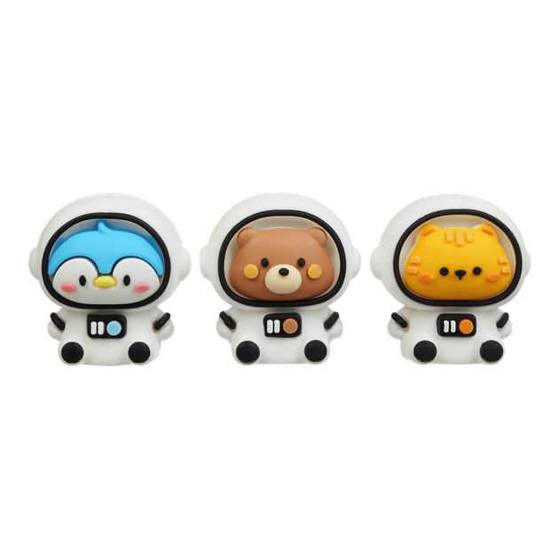 Гумка - фігурка ZiBi Space Team 60х35х32 мм 3 шт (ZB.5425.3) - зображення 5