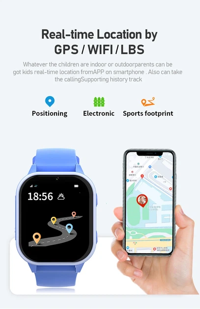 Смарт-часы детские Wonlex KT19 RPO 4G с камерой WI-FI GPS SIM-карта Blue (16994) - Фото 8 Смарт-часы детские Wonlex KT19 RPO 4G с камерой WI-FI GPS SIM-карта Blue (16994) - изображение 8