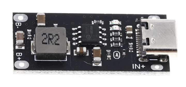 Модуль зарядки Li-Ion 18650 IP2312 4.5-5.5В - 4.2-4.35В 3А - Фото 2 Модуль зарядки Li-Ion 18650 IP2312 4.5-5.5В - 4.2-4.35В 3А - изображение 2