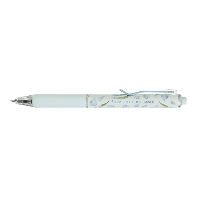 Ручка гелевая Buromax Blossom 0.5 мм с ароматизированным грипом Тюльпан Синяя (BM.8368-14) - изображение 2