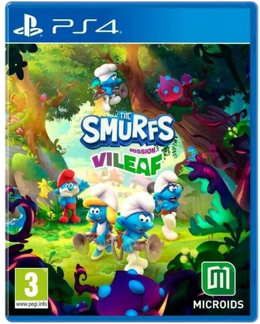 Gra PS4 The Smurfs: Mission ViLeaf (Blu-ray płyta) (3760156489537) - obraz 1