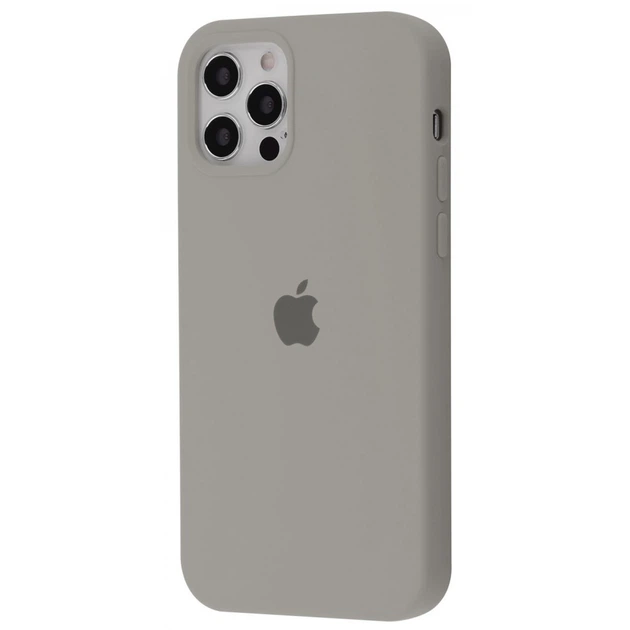 Чохол силіконовий мікрофібра (AA) Epic Silicone Case Full для Apple iPhone 12 Pro Max clay - Фото 1 Чохол силіконовий мікрофібра (AA) Epic Silicone Case Full для Apple iPhone 12 Pro Max clay - зображення 1