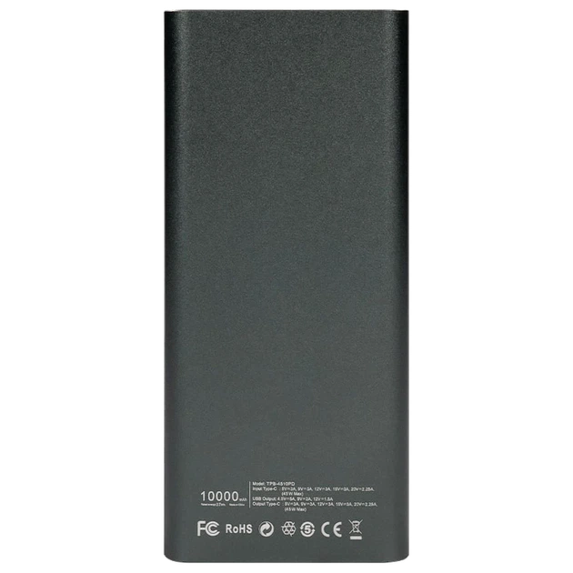 Повербанк Повербанк Trinix TPB-4510PD (10000 mAh) Grey - изображение 3