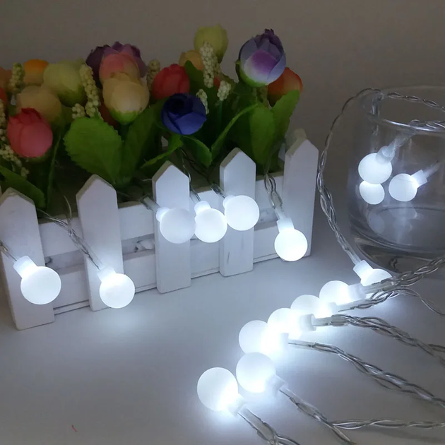 Светодиодная гирлянда Xmas LED 200 W-6-1 Белый - изображение 4